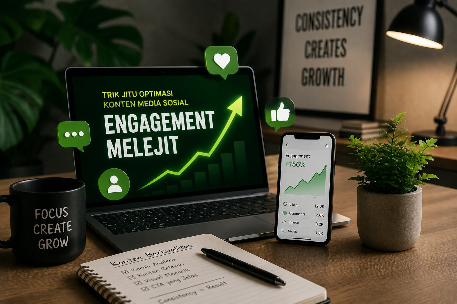 Strategi Optimalisasi Retention Rate Konten Media Sosial untuk Meningkatkan Watch Time, Engagement, dan Distribusi Algoritma Secara Organik