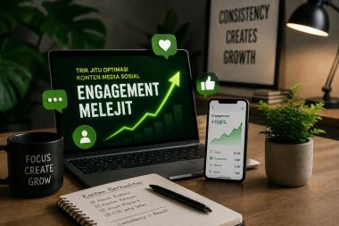 Strategi Optimalisasi Retention Rate Konten Media Sosial untuk Meningkatkan Watch Time, Engagement, dan Distribusi Algoritma Secara Organik